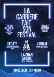 Flyer de l'édition 2023 de Festi'Carrière